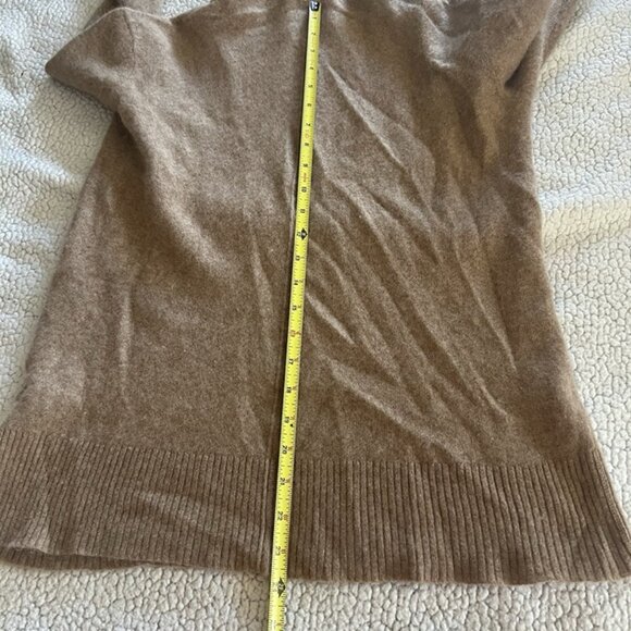 Charter Club Luxury Cashmere Turtleneck Sweater Long Sleeve Tan Women's M - Picture 7 of 7
